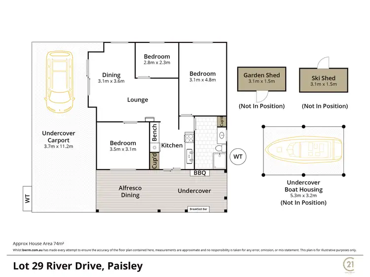 Floorplan of Homely house listing, Lot 29 River Drive, Paisley SA 5357