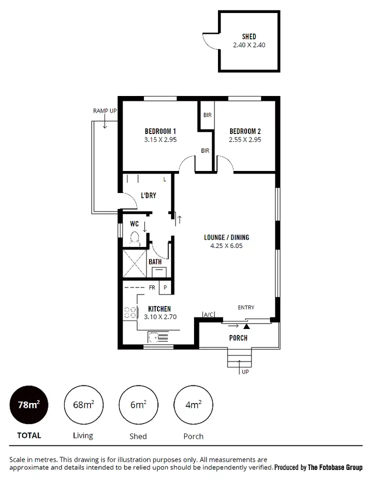 Floorplan of Homely house listing, 4/44 Nashwauk Cres, Moana SA 5169