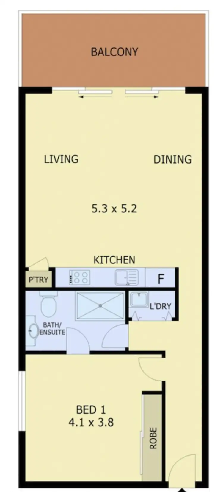 Floorplan of Homely apartment listing, G10/416 Ferntree Gully Road, Notting Hill VIC 3168