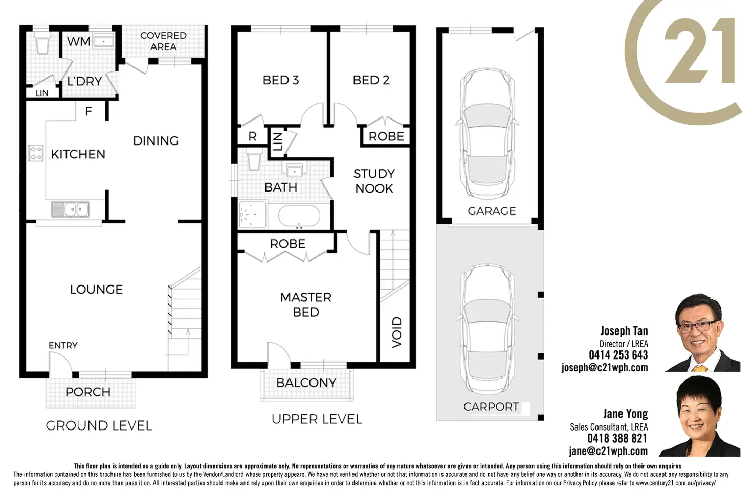 Floorplan of Homely townhouse listing, 12/18 Bowen Close, Cherrybrook NSW 2126