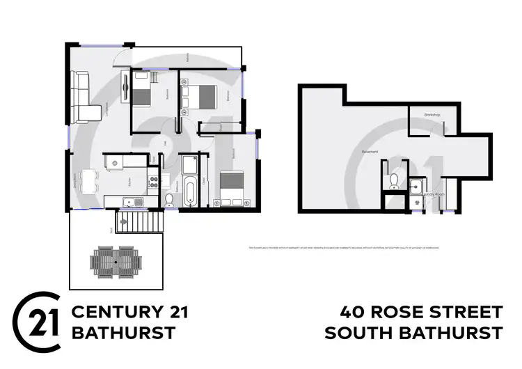 Floorplan of Homely house listing, 40 Rose Street, South Bathurst NSW 2795