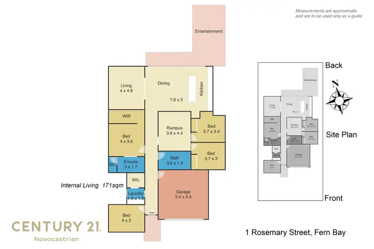 Floorplan of Homely house listing, 1 Rosemary Street, Fern Bay NSW 2295