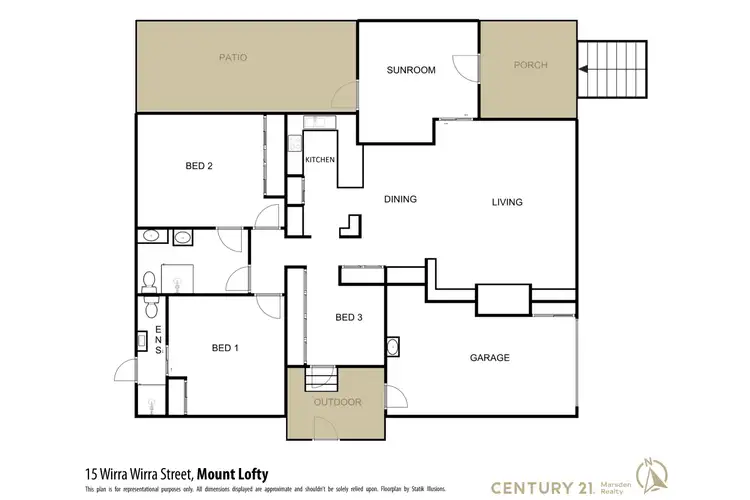 Floorplan of Homely house listing, 15 Wirra Wirra Street, Mount Lofty QLD 4350