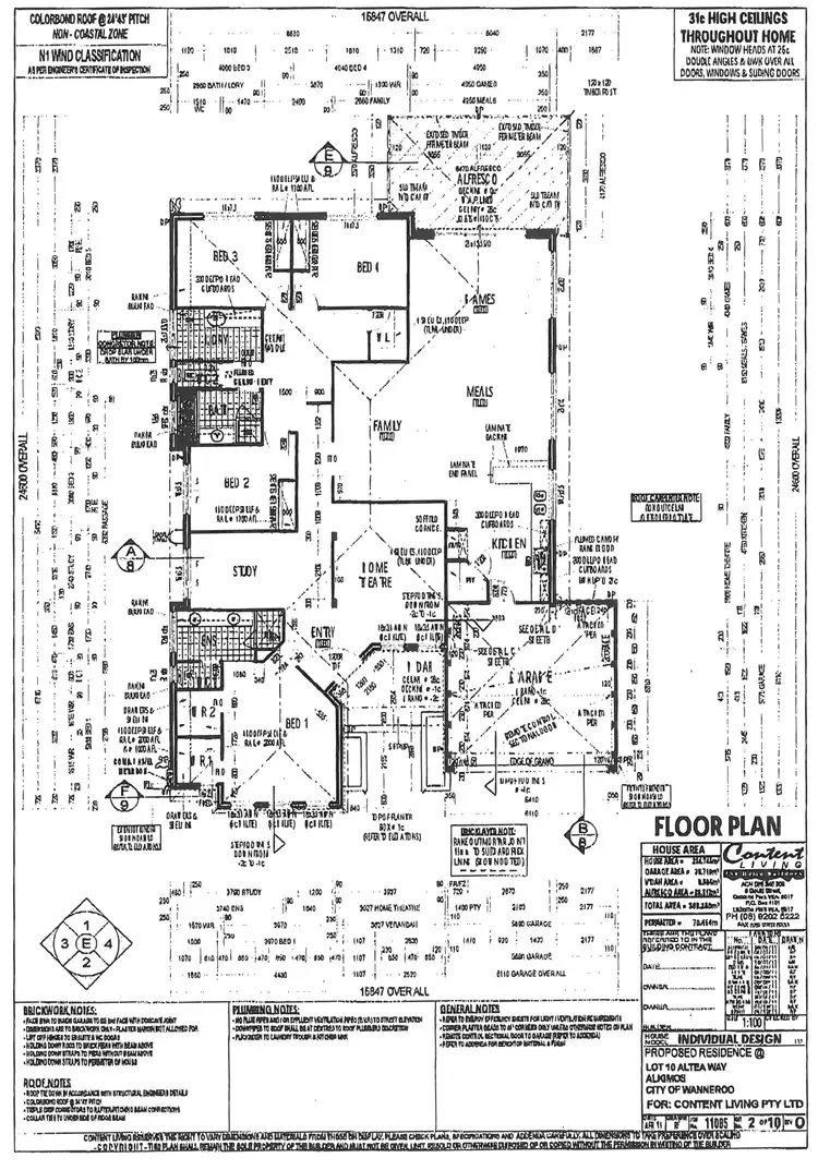 Floorplan of Homely house listing, 12 Altea Way, Alkimos WA 6038