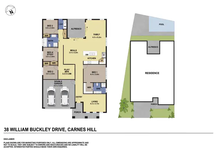 Floorplan of Homely house listing, 38 William Buckley Drive, Carnes Hill NSW 2171