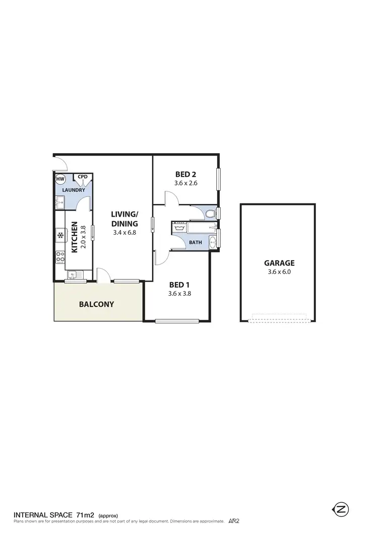 Floorplan of Homely apartment listing, 10/24-26 Croydon Street, Cronulla NSW 2230