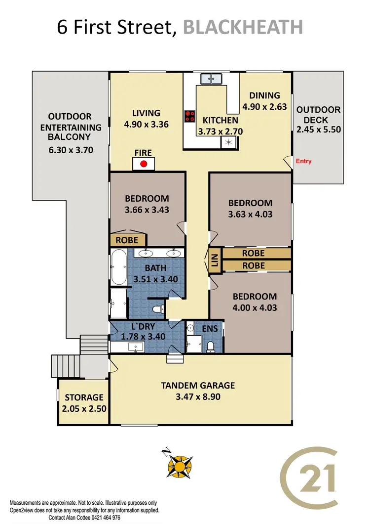 Floorplan of Homely house listing, 6 First St, Blackheath NSW 2785