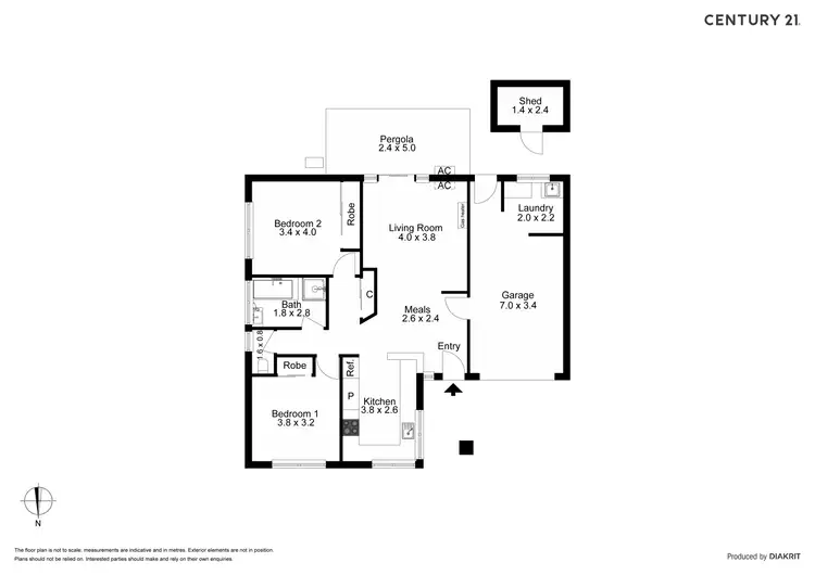 Floorplan of Homely house listing, 29 Darling Street, Echuca VIC 3564