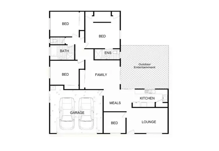 Floorplan of Homely house listing, 3 Huon Drive, Glenvale QLD 4350