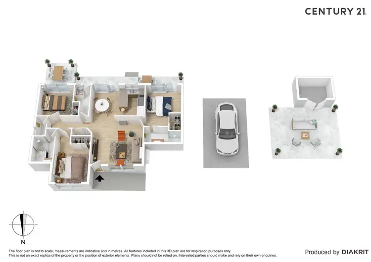 Floorplan of Homely house listing, 325 Ogilvie Avenue, Echuca VIC 3564