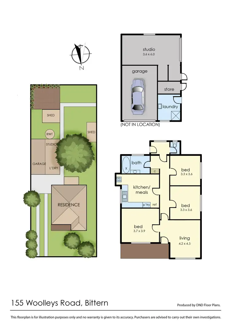 Floorplan of Homely house listing, 155 Woolleys Road, Bittern VIC 3918