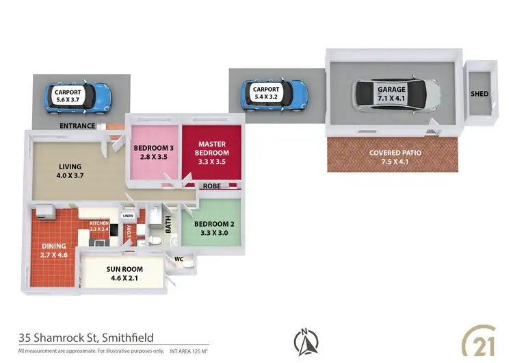 Floorplan of Homely house listing, 35 Shamrock Street, Smithfield NSW 2164