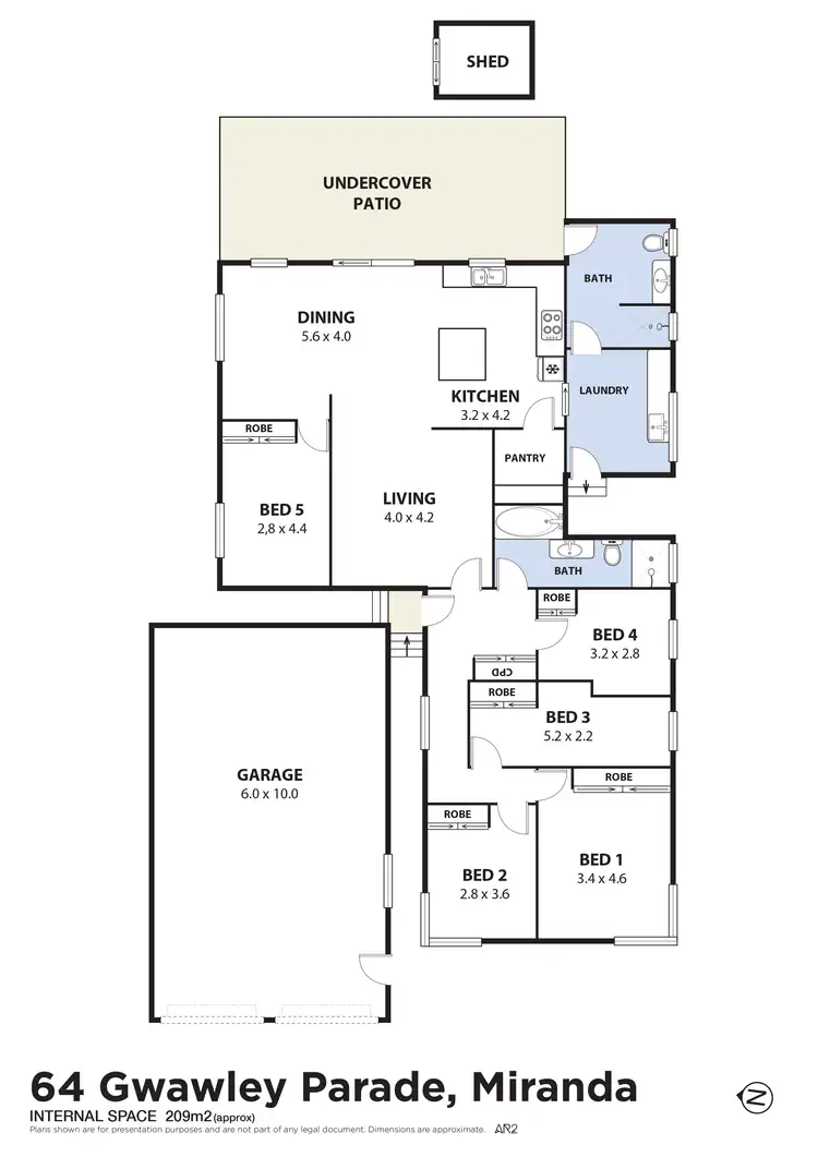 Floorplan of Homely house listing, 64 Gwawley Pde, Miranda NSW 2228