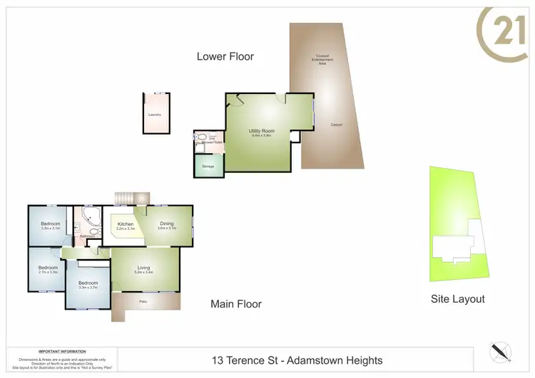Floorplan of Homely house listing, 13 Terence Street, Adamstown Heights NSW 2289