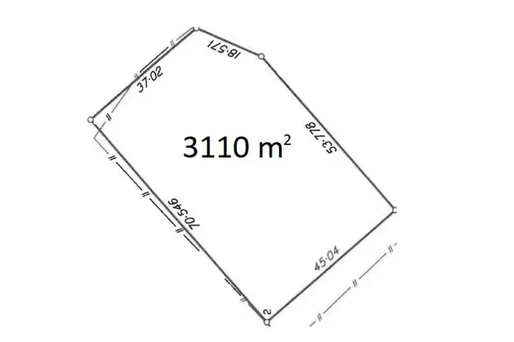Floorplan of Homely land listing, 96 Canning Street, Drayton QLD 4350