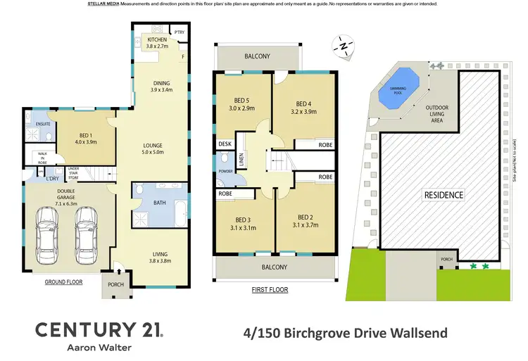 Floorplan of Homely house listing, 4/150 Birchgrove Drive, Wallsend NSW 2287