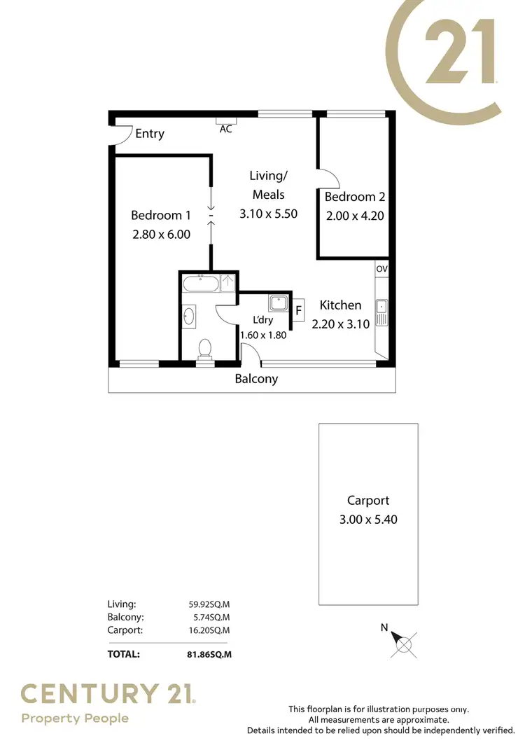 Floorplan of Homely unit listing, 5/156 Frost Road, Brahma Lodge SA 5109