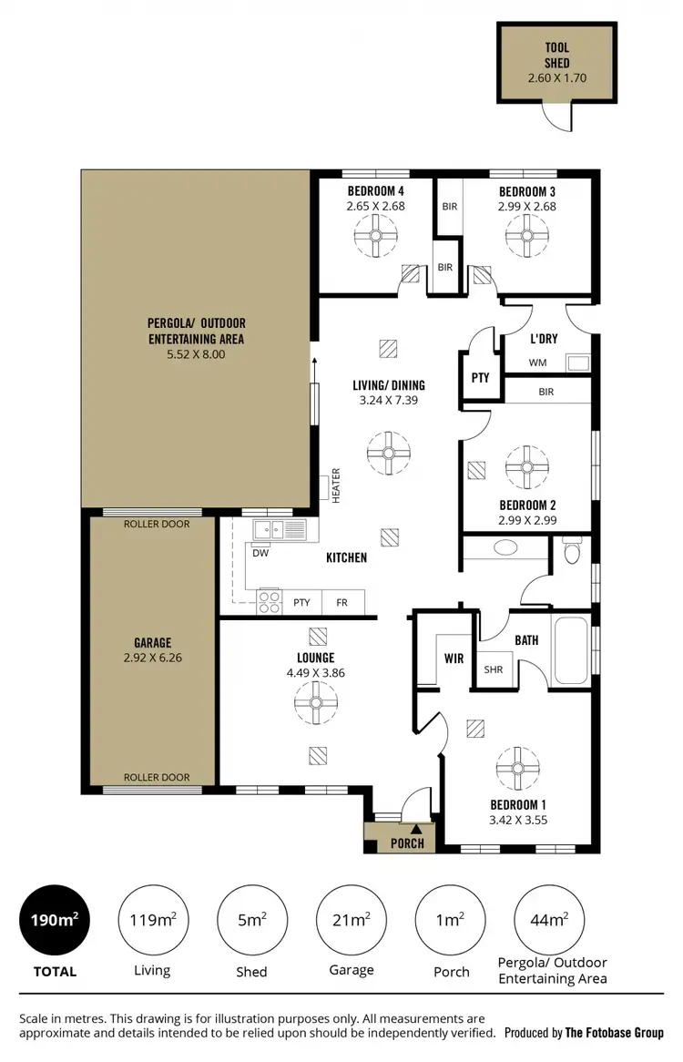 Floorplan of Homely house listing, 4 Middle Gully Avenue, Sheidow Park SA 5158