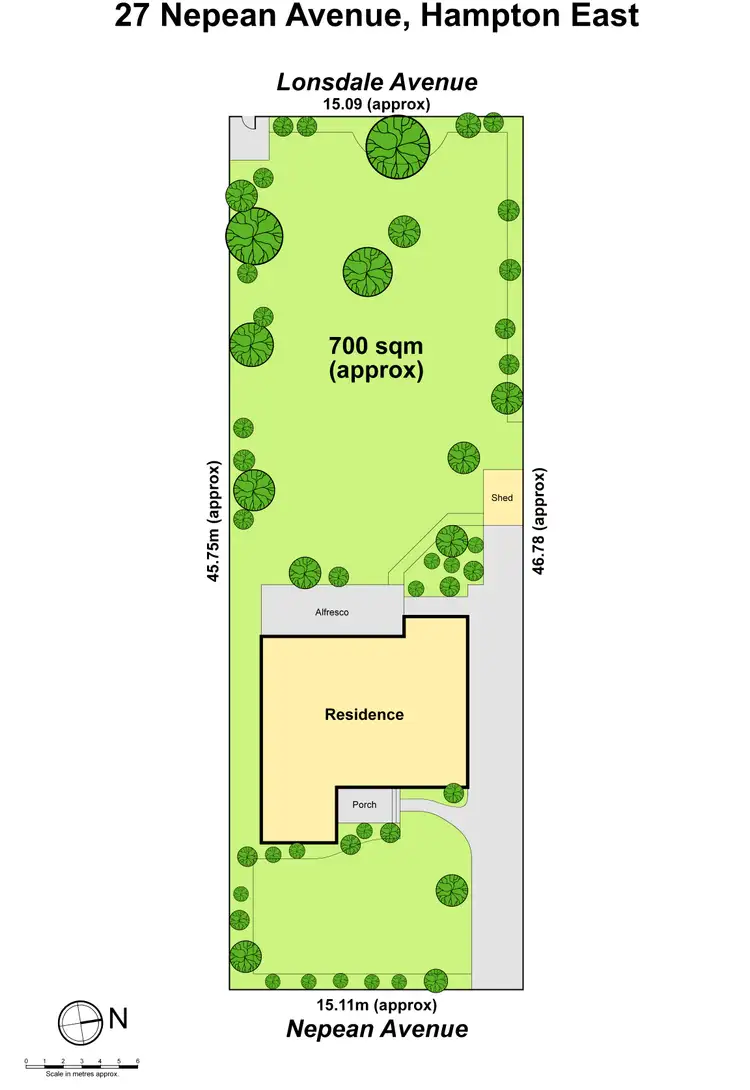 Floorplan of Homely house listing, 27 Nepean Avenue, Hampton East VIC 3188