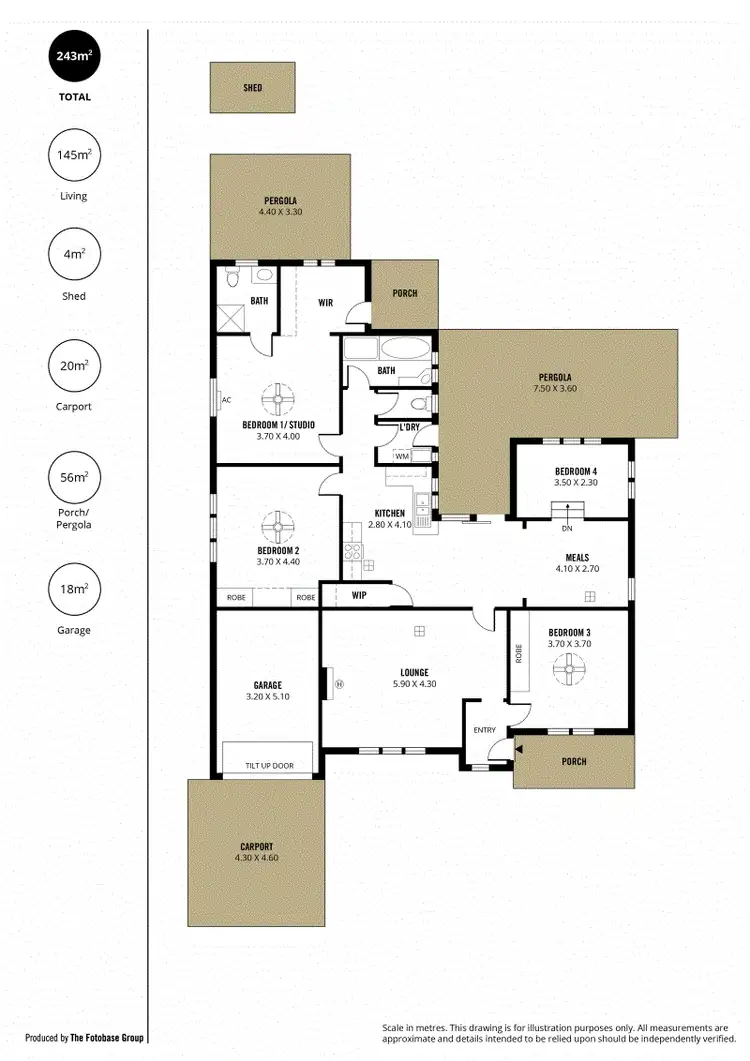 Floorplan of Homely house listing, 599 Brighton Road, Seacliff SA 5049