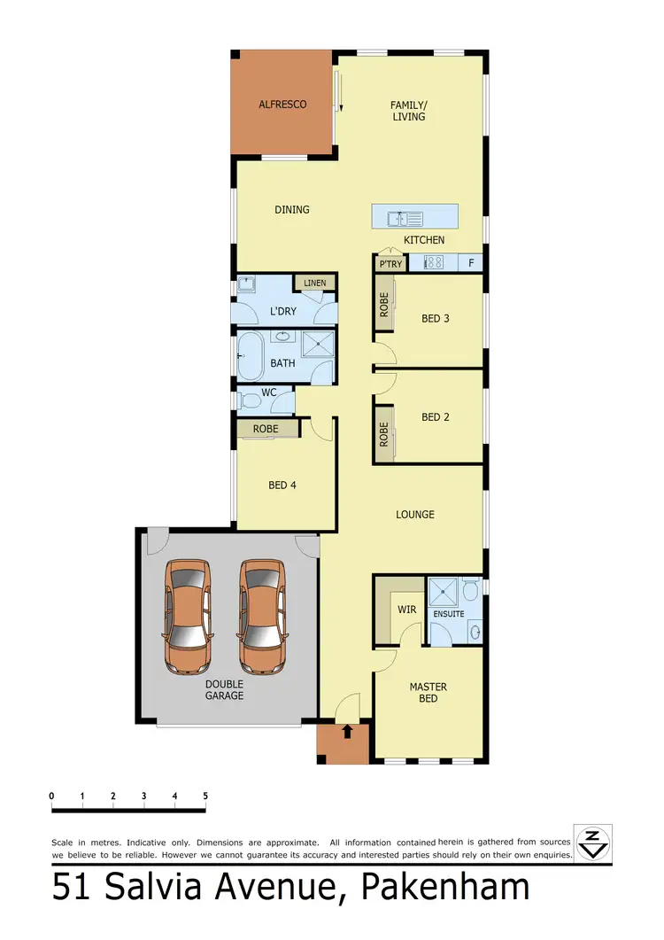 Floorplan of Homely house listing, 51 Salvia Avenue, Pakenham VIC 3810