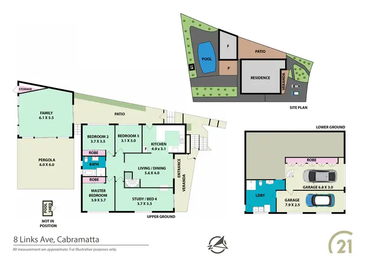 Floorplan of Homely house listing, 8 Links Avenue, Cabramatta NSW 2166
