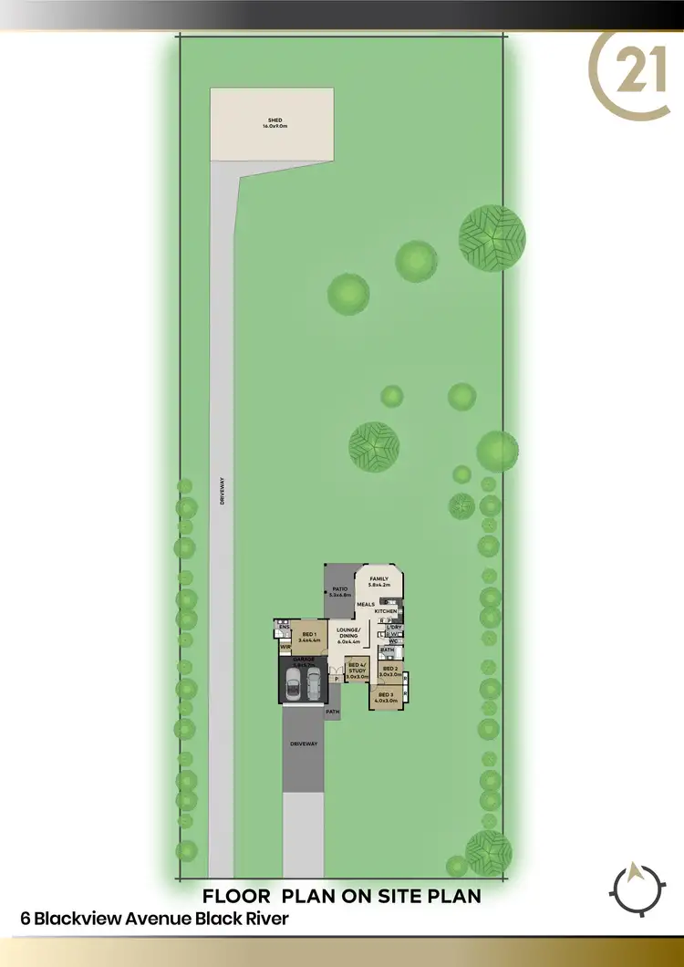 Floorplan of Homely house listing, 6 Blackview Avenue, Black River QLD 4818