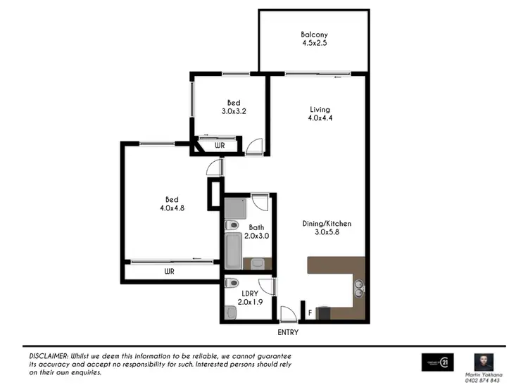 Floorplan of Homely apartment listing, 1111-1-11 Spencer Street, Fairfield NSW 2165