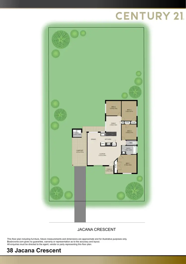 Floorplan of Homely house listing, 38 Jacana Crescent, Condon QLD 4815