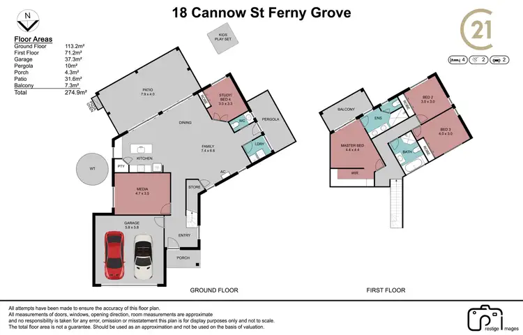 Floorplan of Homely house listing, 18 Cannow Street, Ferny Grove QLD 4055