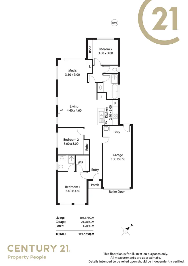 Floorplan of Homely house listing, 9 Parkfield Loop, Paralowie SA 5108