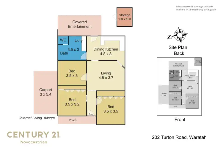Floorplan of Homely house listing, 202 Turton Road, Waratah NSW 2298