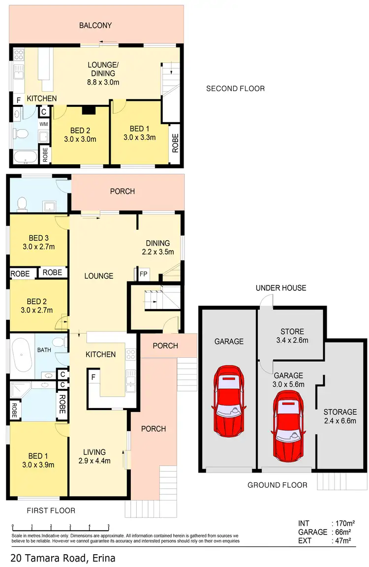 Floorplan of Homely house listing, 20 Tamara Road, Erina NSW 2250