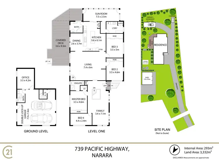 Floorplan of Homely house listing, 739 Pacific Highway, Narara NSW 2250