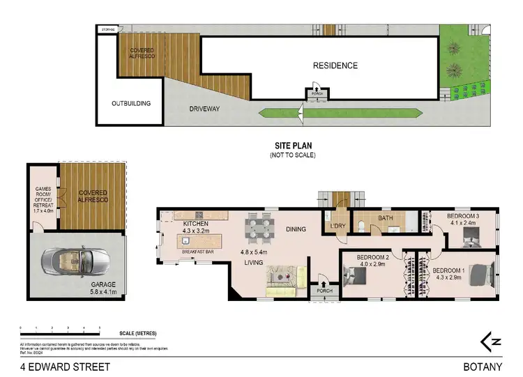 Floorplan of Homely house listing, 4 Edward Street, Botany NSW 2019