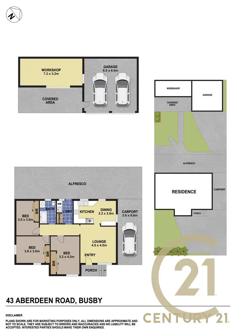 Floorplan of Homely house listing, 43 Aberdeen Road, Busby NSW 2168