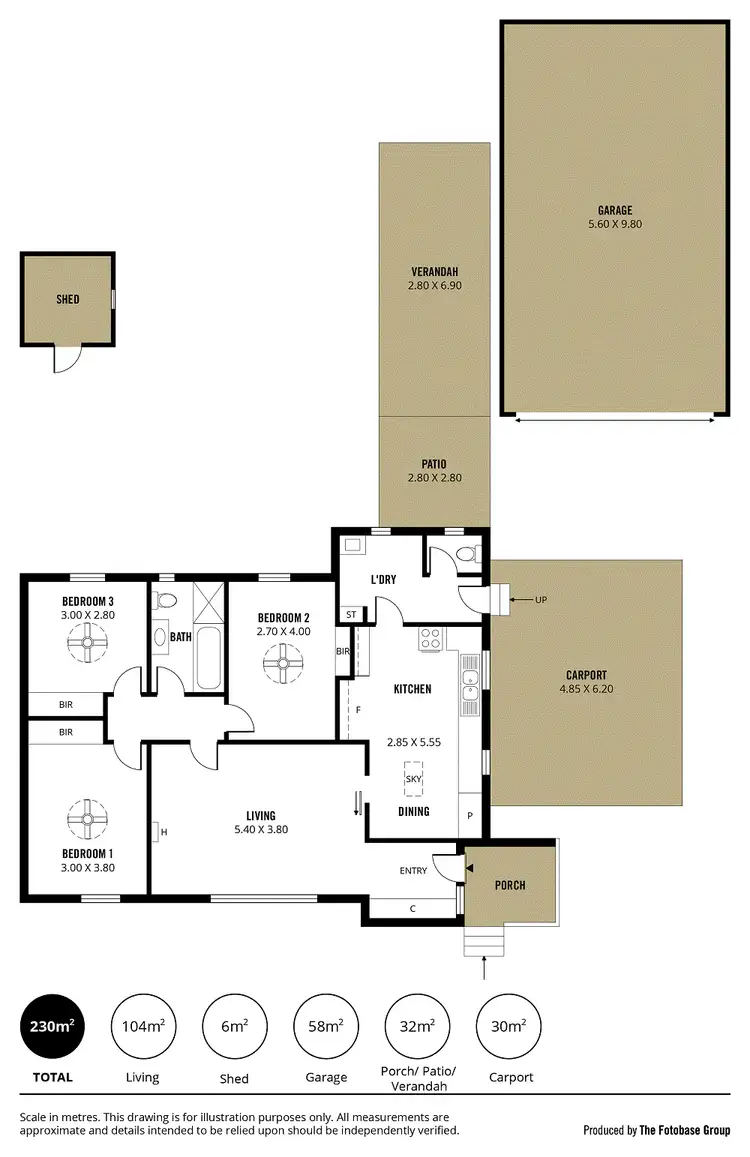 Floorplan of Homely house listing, 7 Louise Crescent, Morphett Vale SA 5162