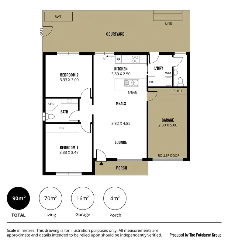 Floorplan of Homely house listing, 31C Bricknell Street, Magill SA 5072