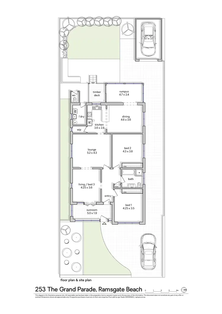 Floorplan of Homely house listing, 253 The Grand Parade, Ramsgate Beach NSW 2217