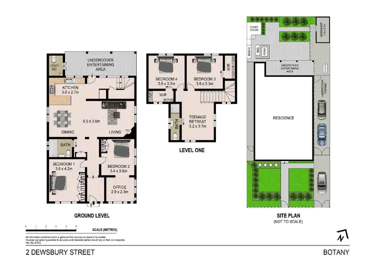 Floorplan of Homely house listing, 2 Dewsbury Street, Botany NSW 2019