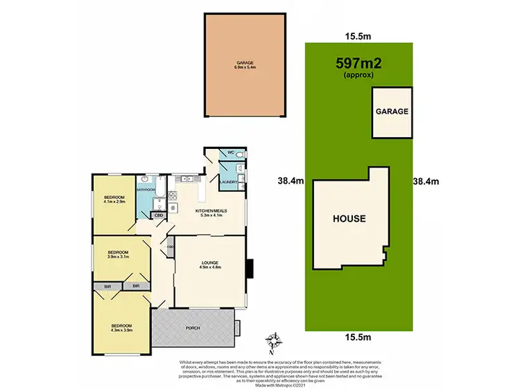 Floorplan of Homely house listing, 16 Kallay Street, Clayton South VIC 3169