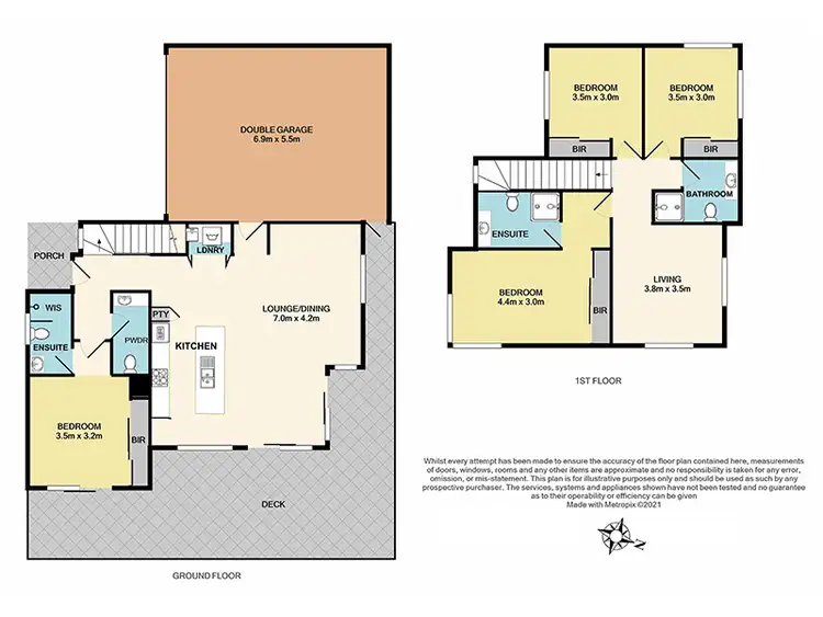 Floorplan of Homely townhouse listing, 2/1 Claire Street, Mckinnon VIC 3204