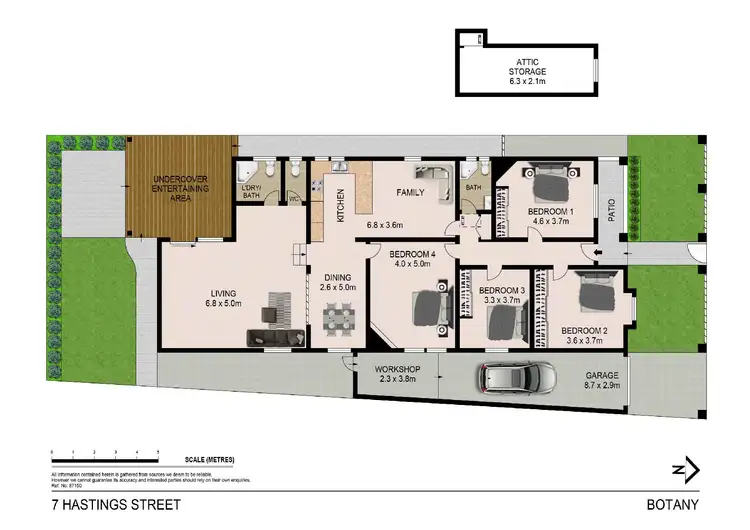Floorplan of Homely house listing, 7 Hastings Street, Botany NSW 2019