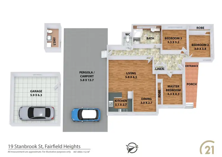 Floorplan of Homely house listing, 19 Stanbrook Street, Fairfield Heights NSW 2165