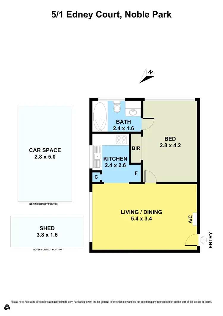 Floorplan of Homely unit listing, 5/1 Edney Court, Noble Park VIC 3174