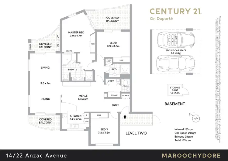 Floorplan of Homely unit listing, 14/22 Anzac Avenue, Maroochydore QLD 4558