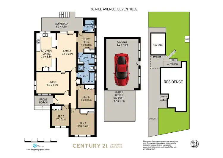 Floorplan of Homely house listing, 36 Nile Avenue, Seven Hills NSW 2147