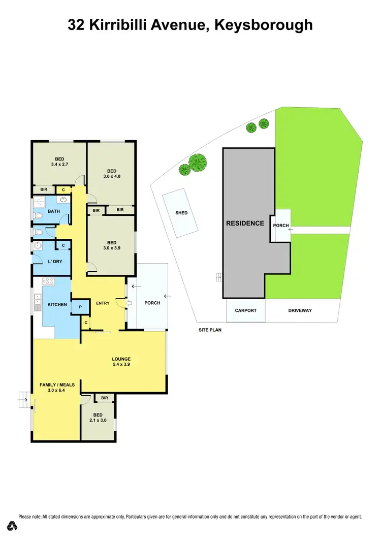 Floorplan of Homely house listing, 32 Kirribilli Avenue, Keysborough VIC 3173