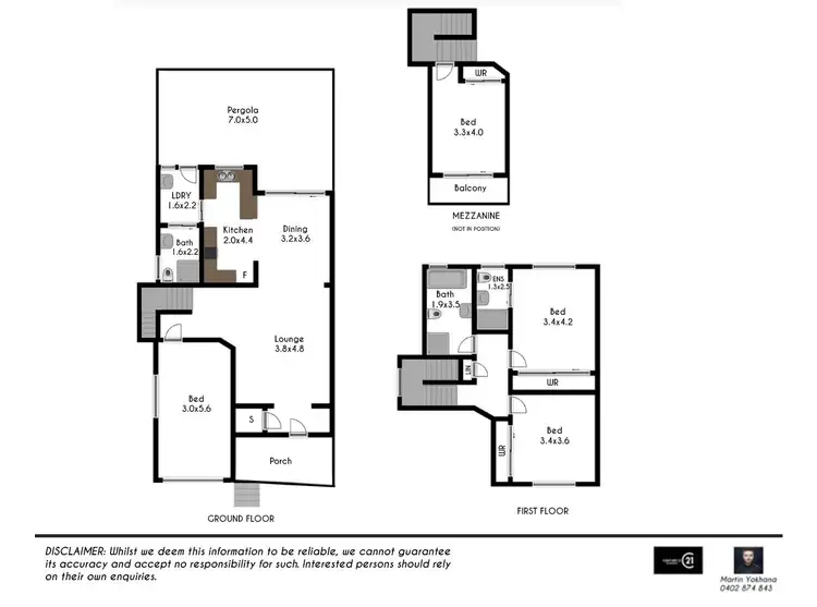 Floorplan of Homely townhouse listing, 10/87 Allambie Road, Edensor Park NSW 2176