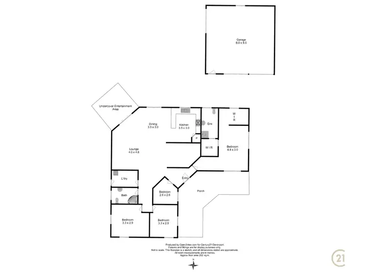 Floorplan of Homely house listing, 11 Racecourse Crescent, Turners Beach TAS 7315